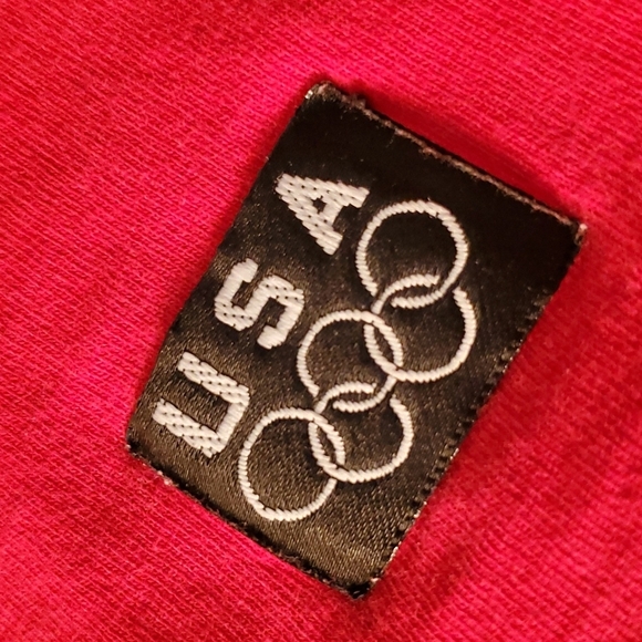 VTG. EUC. Olympic USA Men's Red Tank Top, XL. Nostalgic piece of USA spo… - Picture 11 of 11